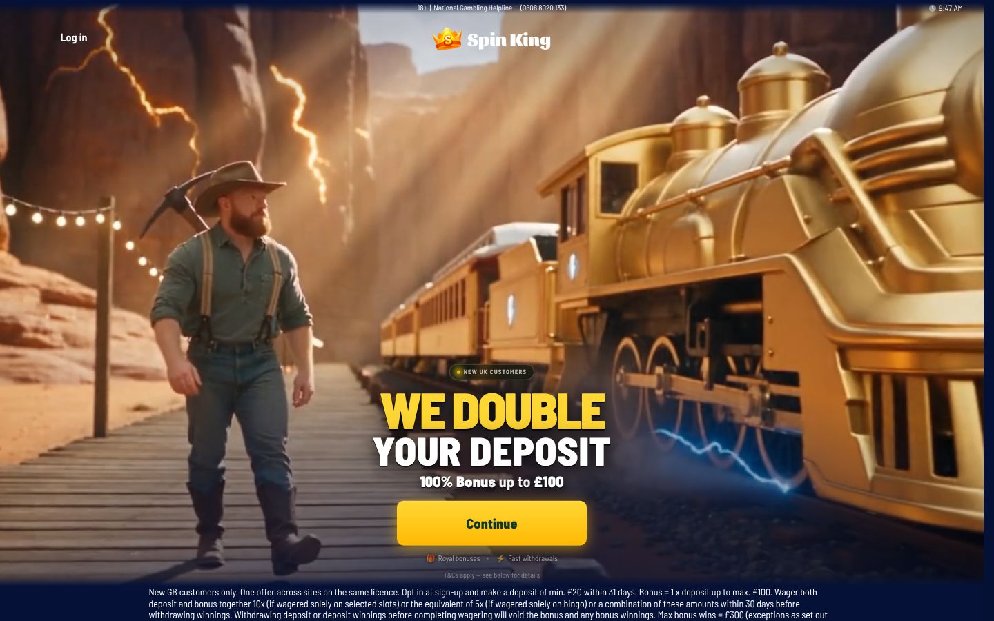 Spin King homepage